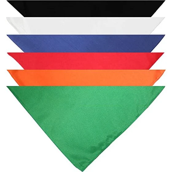 Polyester Triangle Dog Bandanas