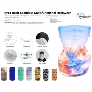 RPET Seamless Buff Neck Gaiter