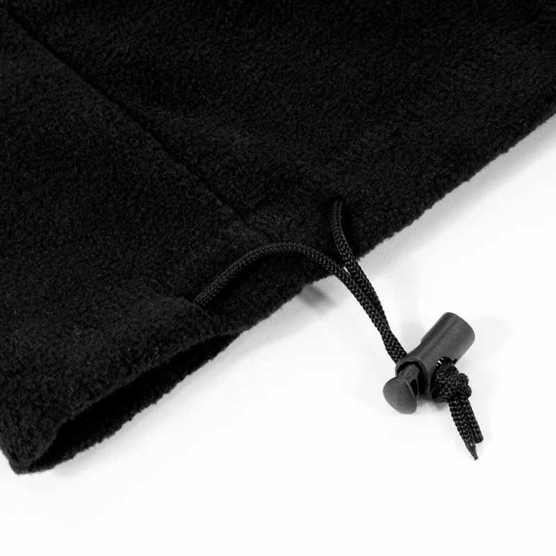 Pure Black Polar Fleece Headscarf 03