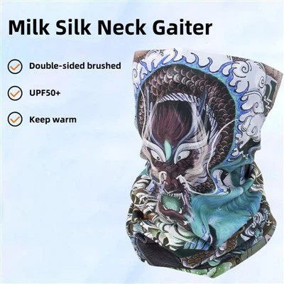UPF50+ Thermo Double Milk Silk Neck Gaiter